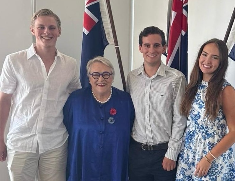 Geelong Region Branch members with Bev McArthur MP